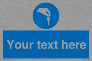 Custom Mandatory Keys Sign